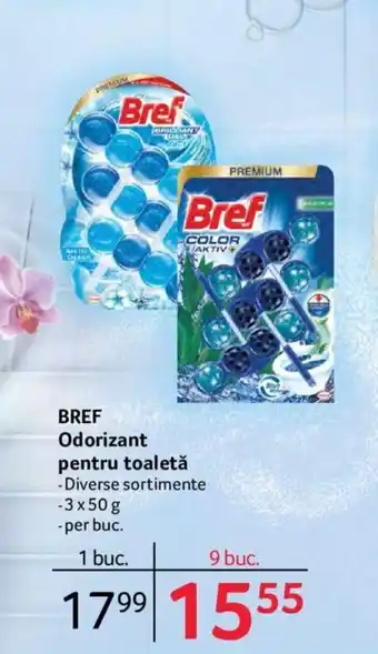 Selgros bref odorizant pentru toaletă 3 x 50g Ofertă