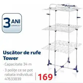 Selgros uscător de rufe tower Ofertă