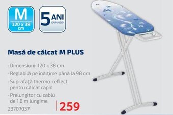 Selgros masă de călcat m plus Ofertă