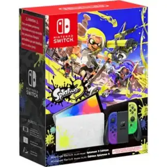 Consola nintendo switch oled splatoon 3 edition (joy-con gradient blue/gradient yellow)