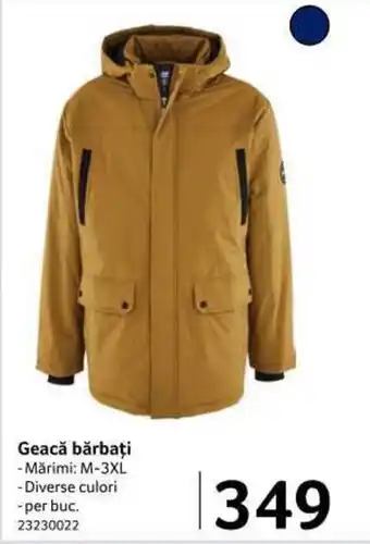 Selgros Geacă bărbați Mărimi: M-3XL, Diverse culori, per buc Ofertă