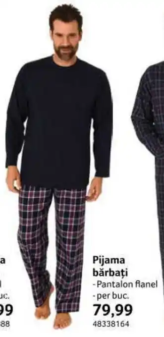 Pijama bărbați Pantalon flanel, per buc
