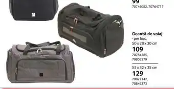 Selgros Geantă de voiaj per buc 50 x 28 x 30 cm Ofertă