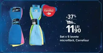 Set x 5 lavete microfibră