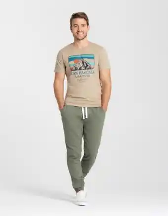 Takko Bărbați pantaloni jogging - broderii Ofertă