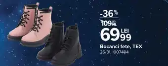 tex bocanci fete 26/31