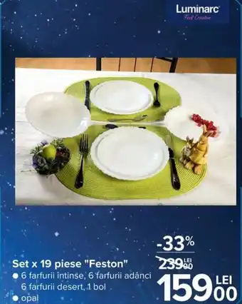 Carrefour Market set x 19 piese Feston Ofertă