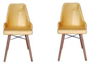 Favi Set 2 scaune aris n. galbene Ofertă