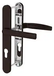 Favi Maner pentru usa de exterior asimetric, victory, din aluminiu, latime 32 mm, interax 92 mm, culoare maro ral 8077 Ofertă