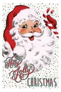 Favi Prosop alb din bumbac eleanor stuart holly jolly christmas, 46 x 71 cm Ofertă