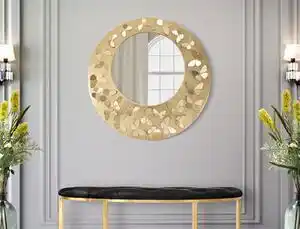 Favi Oglinda glam carving butterfly o cm 75x2,5 (oglinda cm o 44,5), mauro ferretti Ofertă