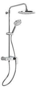 Favi Sistem de duș swiss aqua technologies, cu baterie, cu manetă, alb/cromat satsspkp Ofertă