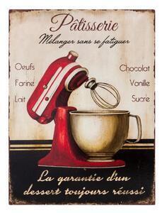 Favi Placă metalică antic line robot, 25 x 33 cm Ofertă