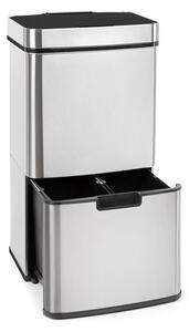 Favi Klarstein touchless, coș de gunoi, cu senzor, 72 de litri, 4 recipiente, abs/pp/oțel inoxidabil Ofertă