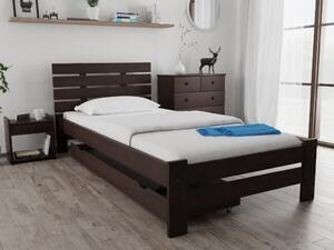 Favi Pat inalt paris, nuc 80x200 cm saltele: matrace standard 12 cm, lamele de pat: fără lamele Ofertă