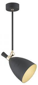 Favi Lustră pe tijă charlotte 1xe27/15w/230v neagră/aurie argon 4686 Ofertă