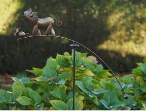 Favi Figurina metal balance cat and mouse, 130x80x4 cm Ofertă