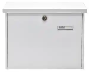 Favi Cutie postala premium burg-wachter model amsterdam 867 din otel galvanizat cu incuiere 2 chei culoare alb 320 x 377 x 115 mm Ofertă