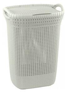 Favi Coș pentru rufe murdare curver knit hamper, 57 l, bej Ofertă