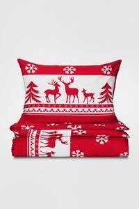 Favi Lenjerie de pat de lux din flanelă aren rosu 140x200 cm Ofertă