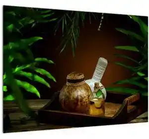 Tablou cu obiectele spa (70x50 cm)