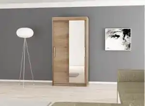 Favi Dulap cu usi glisante mori 2 100, 100x200x62, sonoma Ofertă