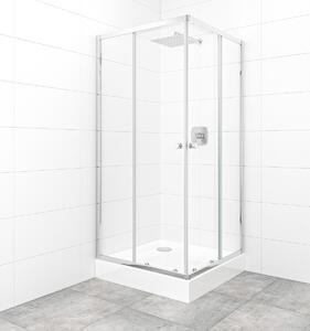 Favi Cabina de duș pătrata 90x90x185 cm swiss aqua technologies crom lucios sikomuq90crch Ofertă