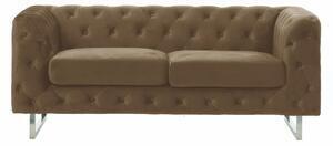 Favi Canapea fixă catifea chester cappuccino yvette 2 locuri Ofertă