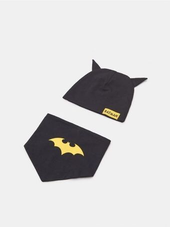 Set căciulă și batic cu batman