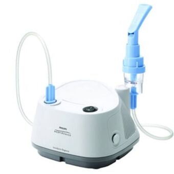 Altex Aparat aerosoli cu piston philips innospire elegance 1099973, 8ml, alb-bleu Ofertă
