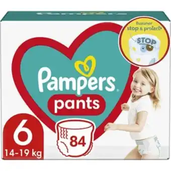 Scutece chilotel pampers pants mega box nr 6, unisex, 15+ kg, 84 buc