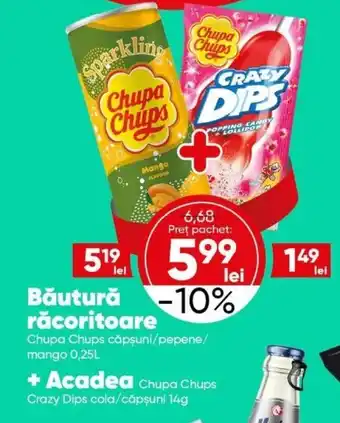 PROFI ChupaChups băutură răcoritoare 0,25l + acadea 14g Ofertă