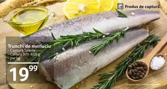 Selgros Trunchi de merluciu 300-650g Ofertă