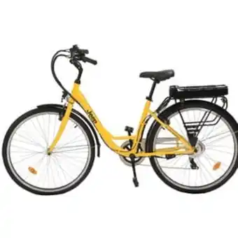 Bicicleta asistata electric jeep je-c28l-yk, 28 inch, galben