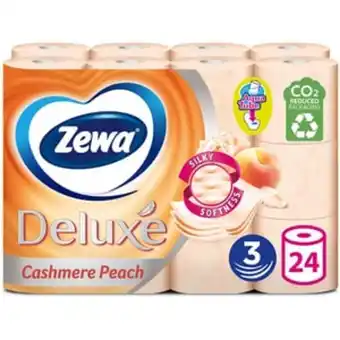 Hartie igienica zewa deluxe cashmere peach, 3 straturi, 24 role