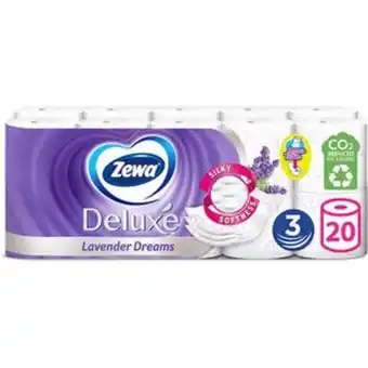 Hartie igienica zewa deluxe lavender dreams, 3 straturi, 20 role