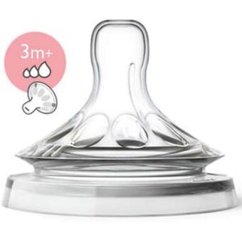 Altex Set tetine philips avent natural scf045/27, flux variabil, 3 luni +, 2 buc, silicon Ofertă