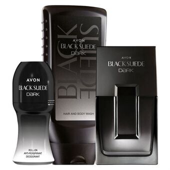 Avon Set black suede dark Ofertă