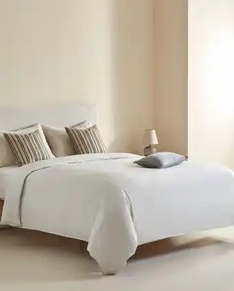 Zara Home Husă de plapumă din bumbac cu dungi Ofertă