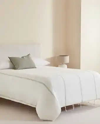 Husă de plapumă cu dungi verzi