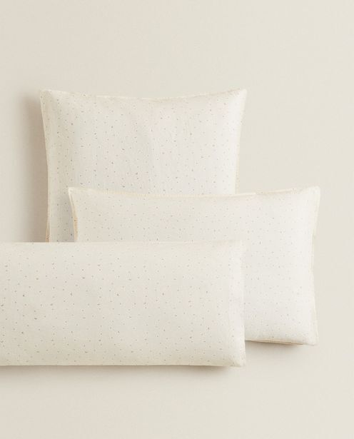 Zara Home Față de pernă din in cu luni și stele Ofertă