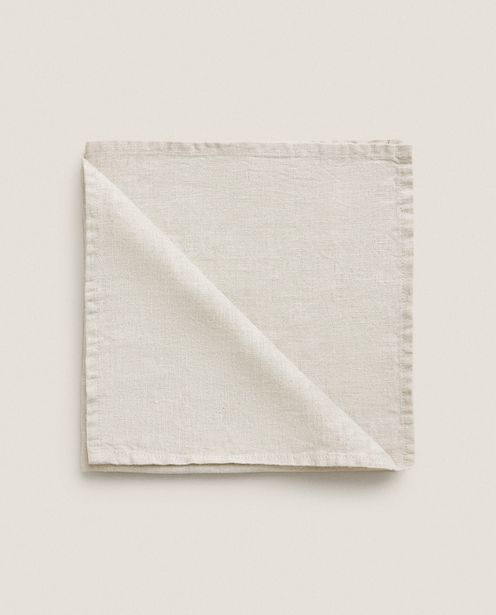 Zara Home Șervețel din in prespălat (set de 2) Ofertă