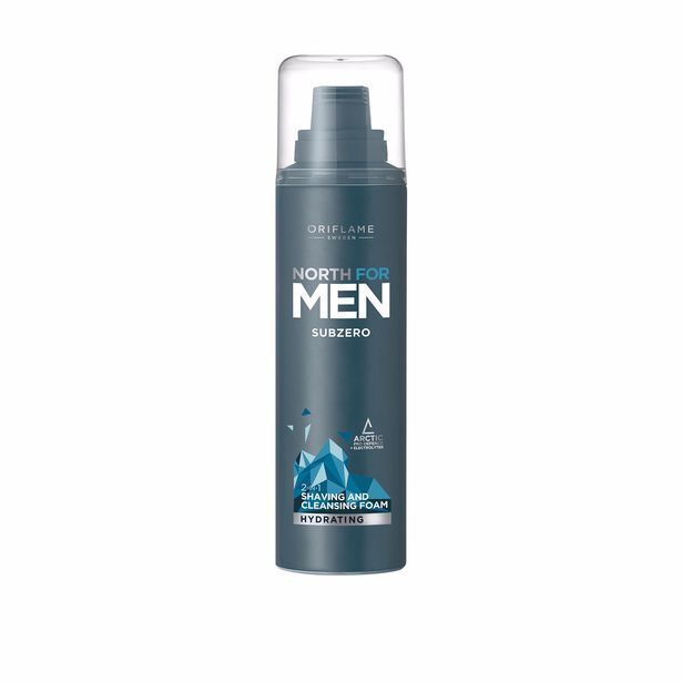 Oriflame Spumă de ras şi de curăţare a feţei north for men subzero Ofertă