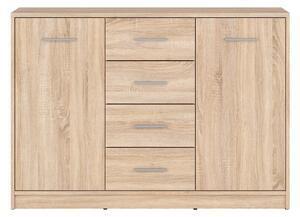 Favi Comoda sonoma nepo plus, 118,5x34x84 cm Ofertă