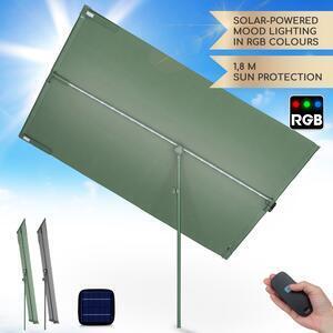 Favi Blumfeldt bayonne, umbrelă de soare, 130 x 180 cm, poliester, protecție uv 50, led solar Ofertă