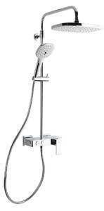 Favi Sistem de duș swiss aqua technologies, cu baterie, cu manetă, alb/cromat satssphp Ofertă