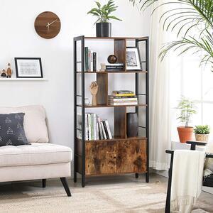 Favi Biblioteca vintage, maro, 74 x 30 x 154.5 cm Ofertă