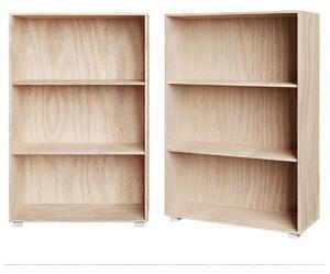 Favi Biblioteca cu 3 rafturi vela, stejar, 115 cm Ofertă
