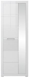 Favi Dulap alb cu oglinda flames, 72x37x201 cm Ofertă