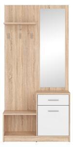 Favi Cuier hol cu dulap nepo plus, 90x30.5x185.5 cm Ofertă